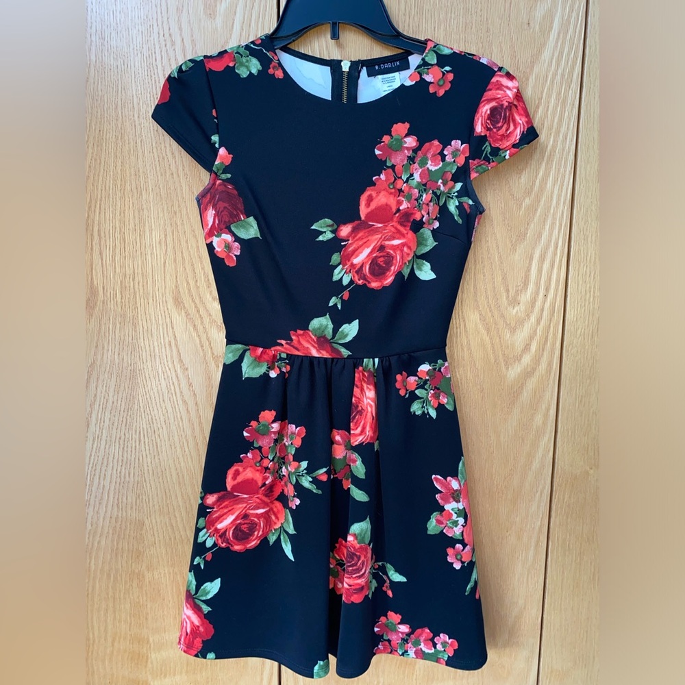 Rose Fit & Flare Dress